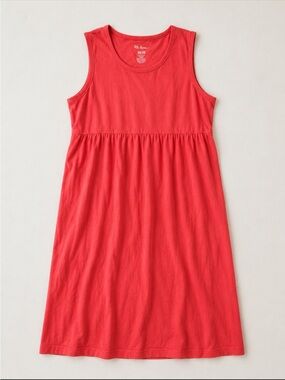 Ulla Popken Coral Cotton Sleeveless Midi Dress Plus Size 28/30 Casual